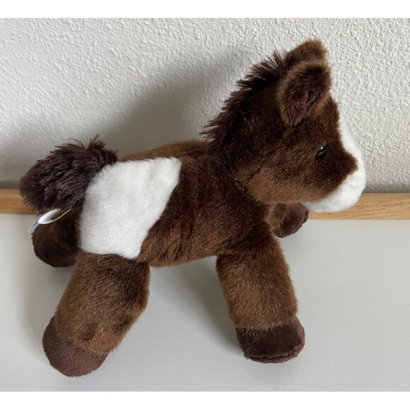 Aurora World Plush Mini Flopsie Brown Horse PAINT the Pony 8” Stuffed Animal Toy - Picture 4 of 9